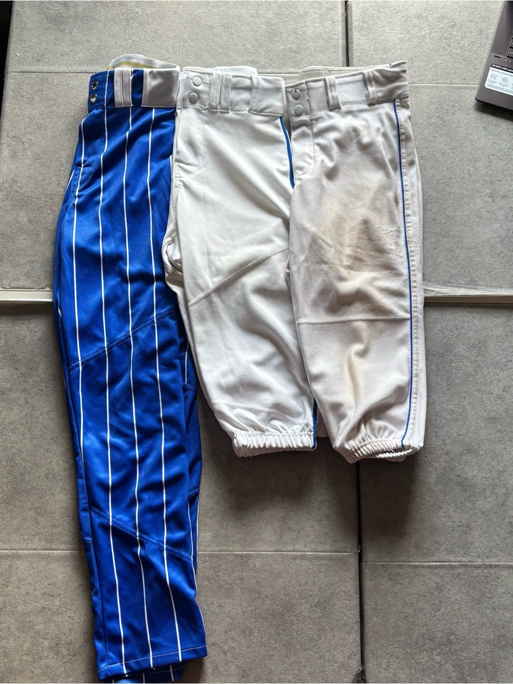 Lot of 3 pairs of baseball pants